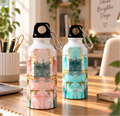 Borraccia "Modern Chic" in Alluminio Decorata tramite Sublimazione_600ml