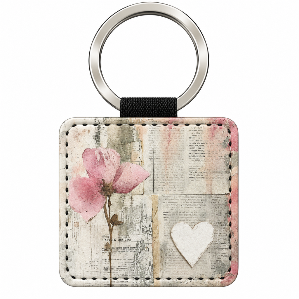 Portachiavi Quadrato 5x5 cm "dolce arte"