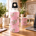 Borraccia "Cuori" in Alluminio Decorata a Sublimazione_750ml