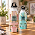 Borraccia "Modern chic" in Alluminio decorata tramite sublimazione_750ml