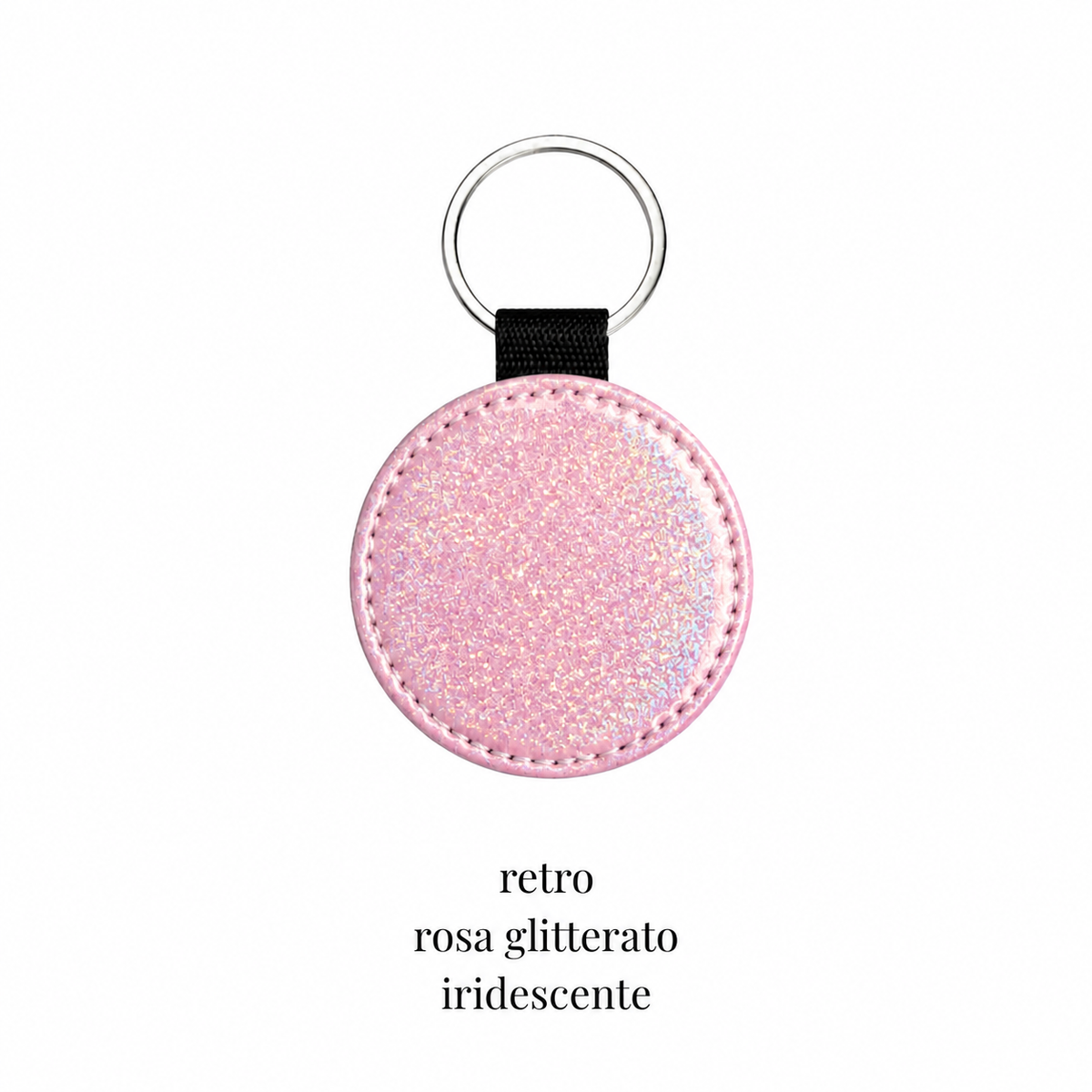 Portachiavi Rotondo 5.3x5.3 cm "Pagliaccetto" ...Retro a Scelta