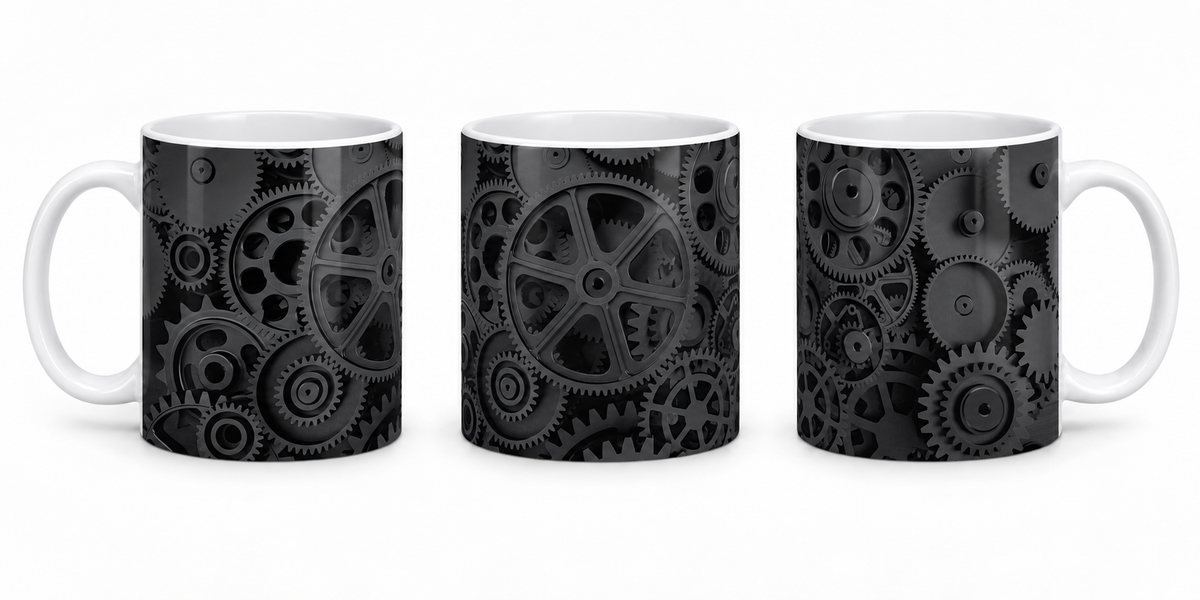Tazza Ingranaggi Steampunk 10 oz